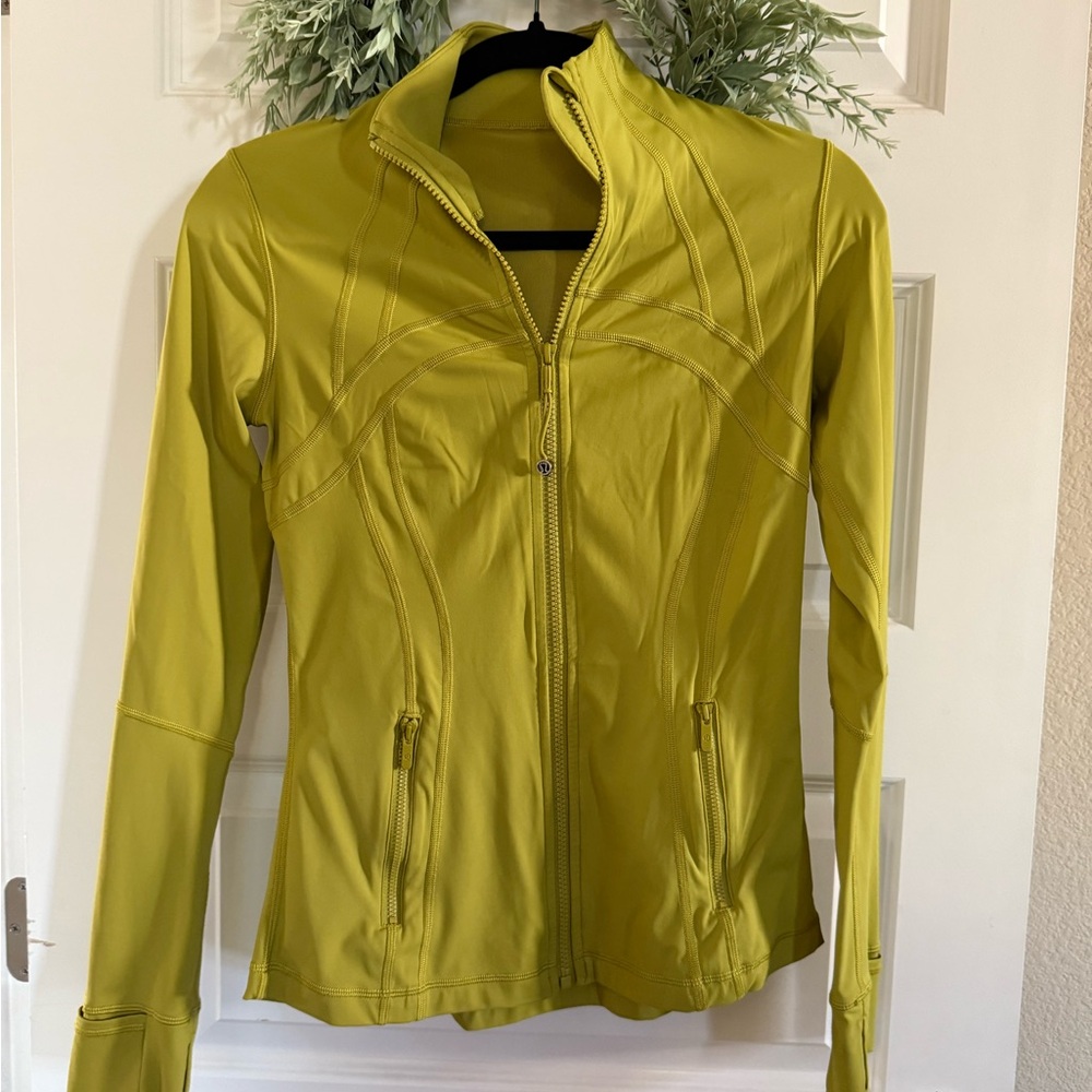 Lululemon Athletica Green Utility Jacket with High Collar